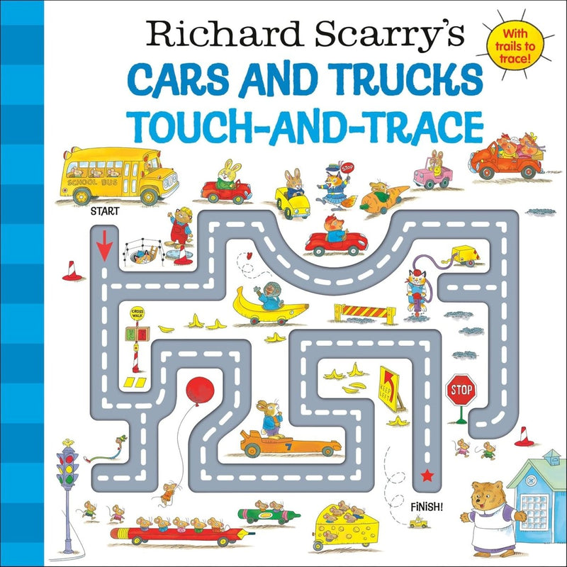 Richard Scarry: Cars and Trucks Touch - And - Trace - Tales for Tadpoles