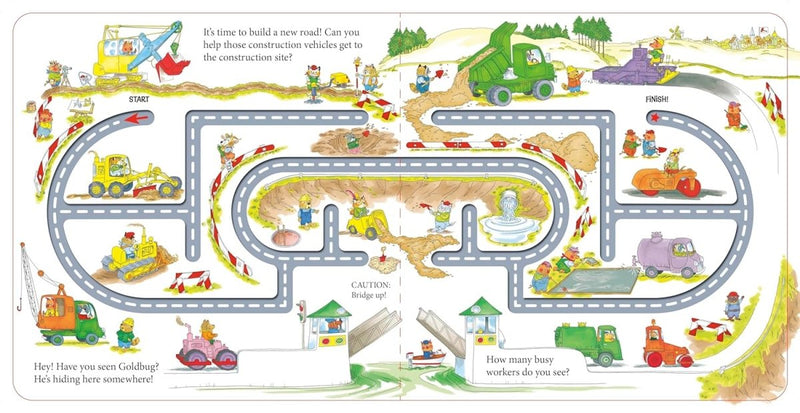 Richard Scarry: Cars and Trucks Touch - And - Trace - Tales for Tadpoles