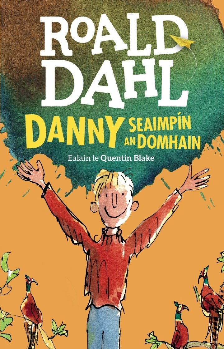 Roald Dahl: Danny Seaimpín an Domhain, illustrated by Quentin Blake (Second - Hand) - Tales for Tadpoles