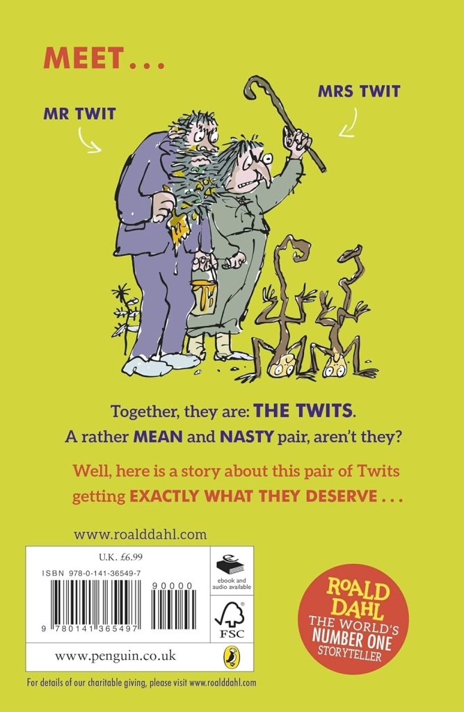 Roald Dahl: The Twits, Illustrated by Quentin Blake - Tales for Tadpoles