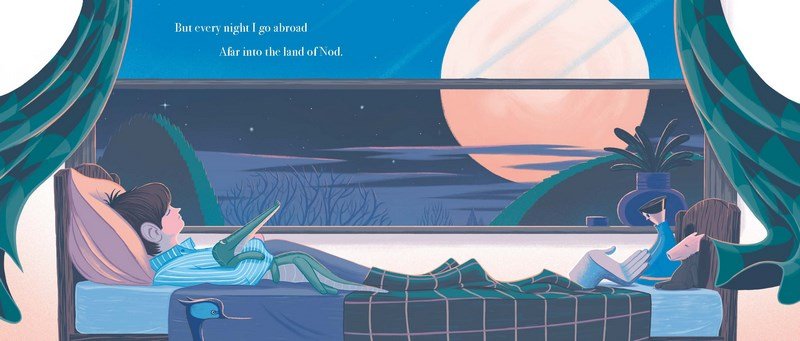 Robert Louis Stevenson: The Land of Nod, illustrated by Robert Hunter - Tales for Tadpoles
