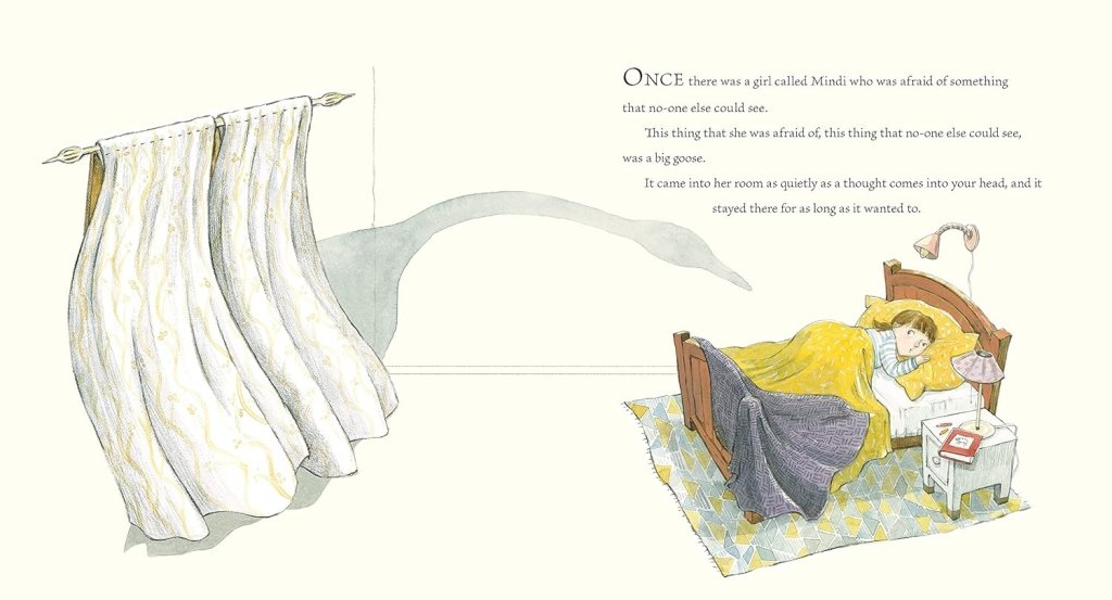 Sam McBratney: Mindi and the Goose No One Else Could See, Illustrated by Linda Ólafsdóttir (Second - Hand) - Tales for Tadpoles