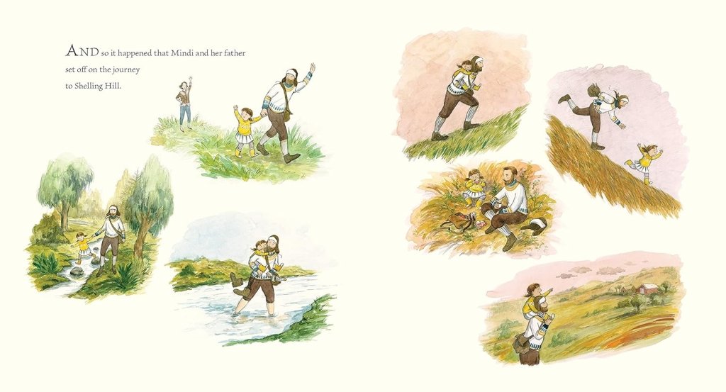 Sam McBratney: Mindi and the Goose No One Else Could See, Illustrated by Linda Ólafsdóttir (Second - Hand) - Tales for Tadpoles
