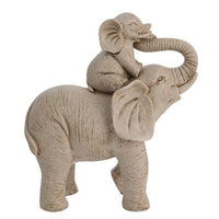 Sandstone Effect Figurine: Elephant and Calf - Tales for Tadpoles