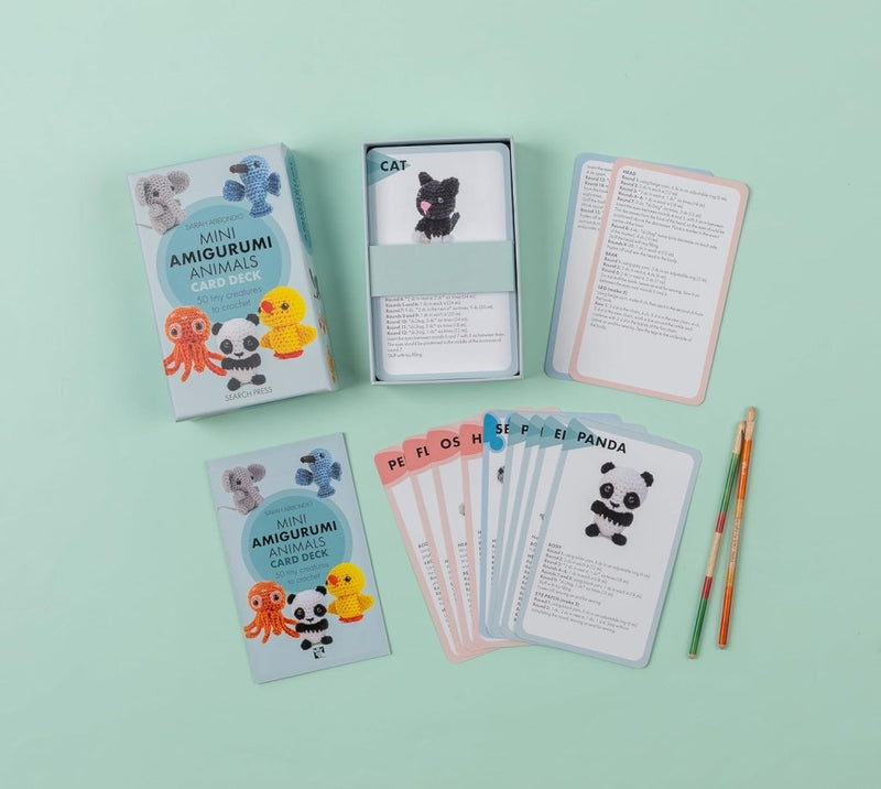 Sarah Abbondio: Mini Amigurumi Animals Card Deck - Tales for Tadpoles