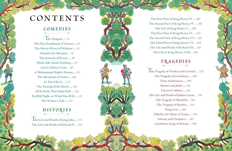 Shakespeare's First Folio. All the plays: A Children's Edition, illustrated by Emily Sutton - Tales for Tadpoles