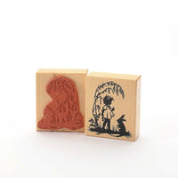 Stamp: Child With Bunny - Tales for Tadpoles