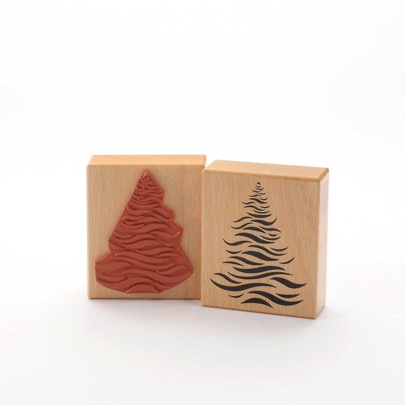 Stamp: Christmas Tree In Waves - Tales for Tadpoles