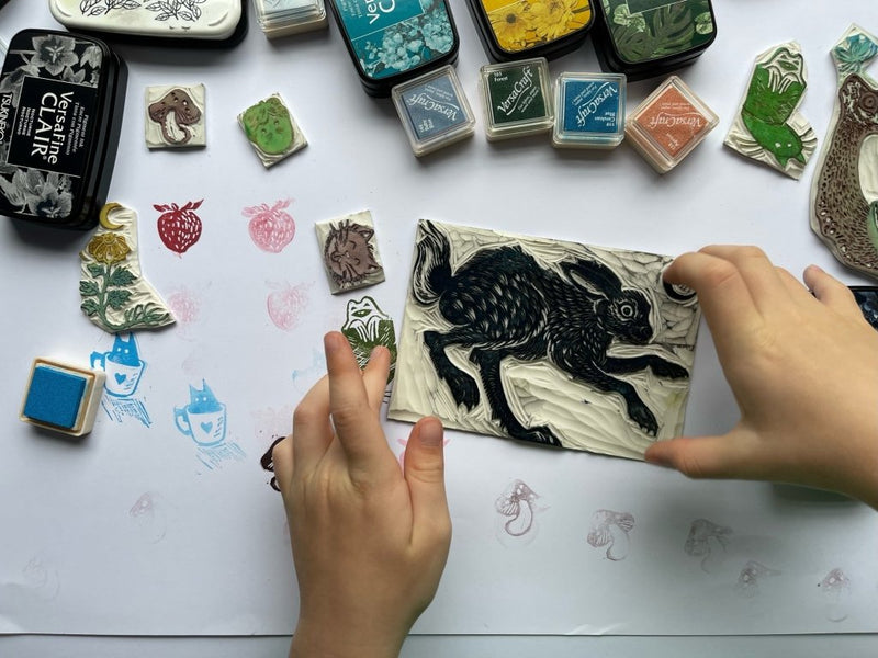 Sunday 21st Sept 4pm: Stamping Bonanza with Monika Mitkute - Tales for Tadpoles