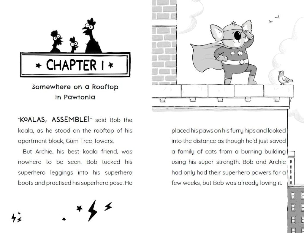 Terrie Chilvers: Koalas in Capes - The Zombie Chickens, illustrated by David O'Connell - Tales for Tadpoles