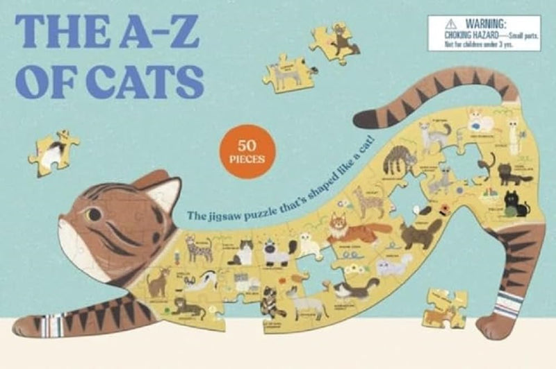 The A - Z of Cats: 50 Piece Puzzle - Tales for Tadpoles