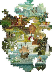 The World of Hans Christian Andersen's Fairy Tales: A 1000-piece Jigsaw Puzzle by Adam Simpson - Tales for Tadpoles