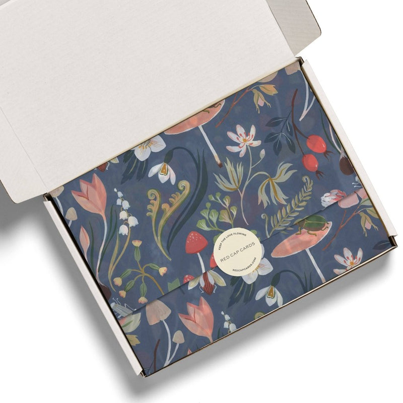 Tissue Paper: Forest Blue - Tales for Tadpoles