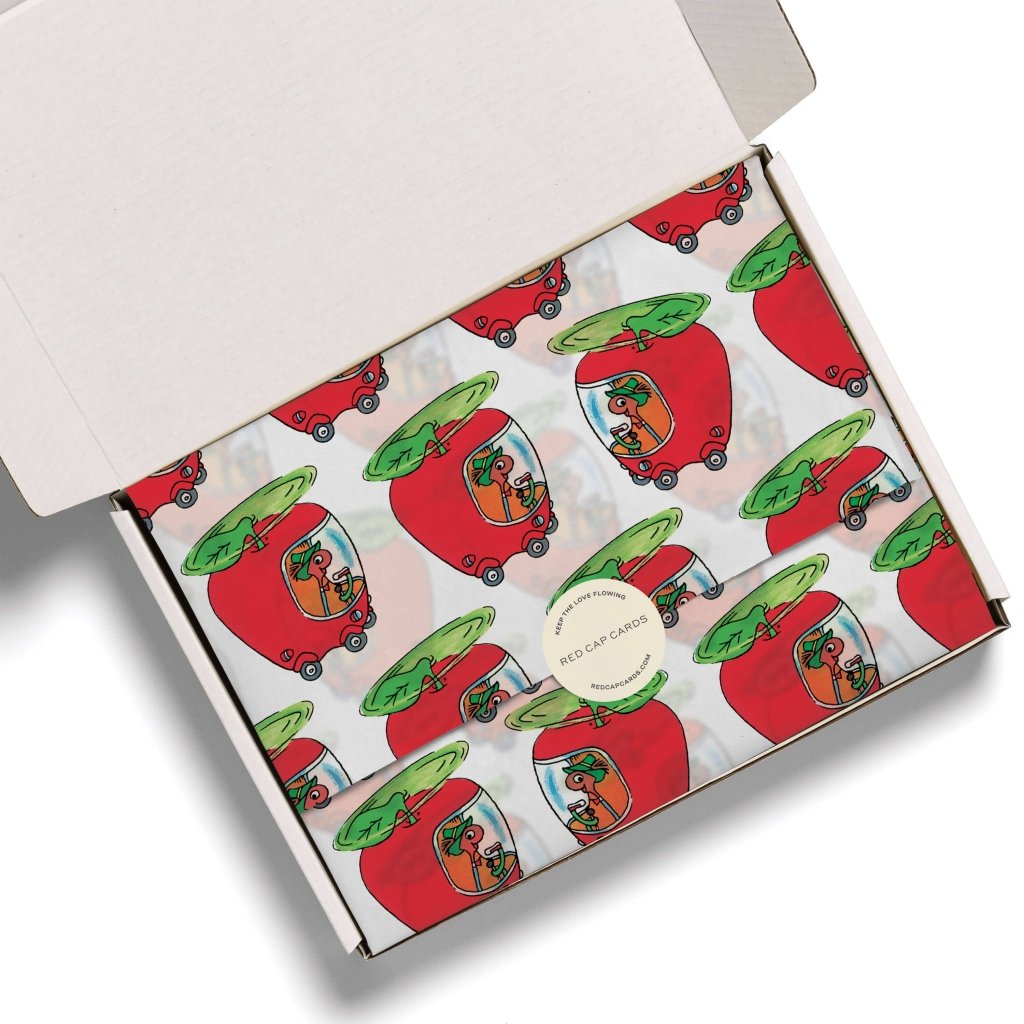 Tissue Paper: Lowly's Apple Car - Tales for Tadpoles
