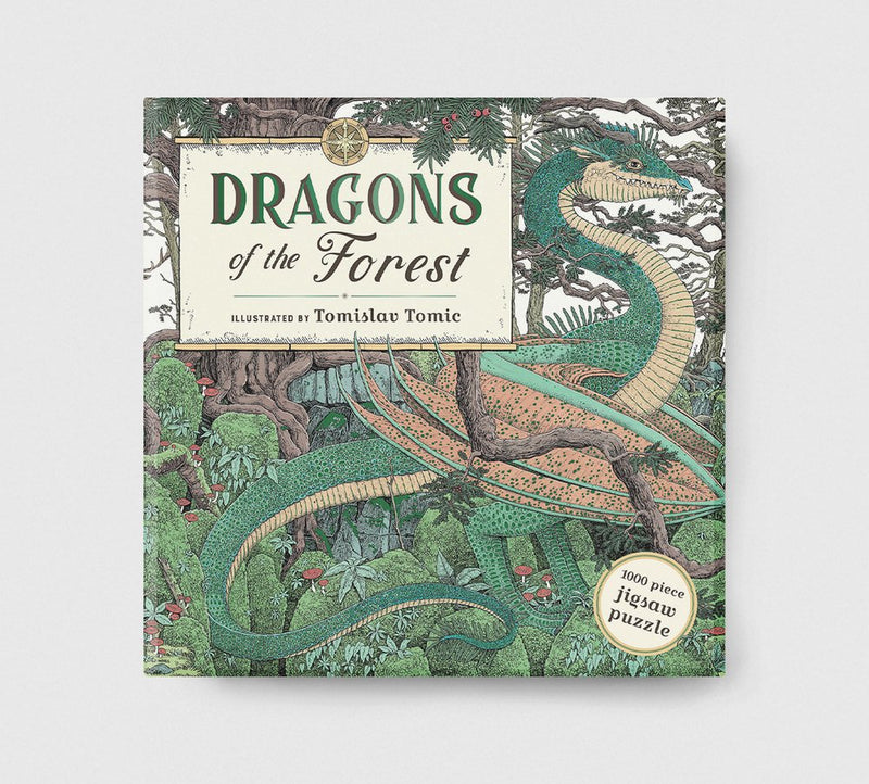 Tomislav Tomic: Dragons of the Forest - 1000 Piece Jigsaw Puzzle - Tales for Tadpoles