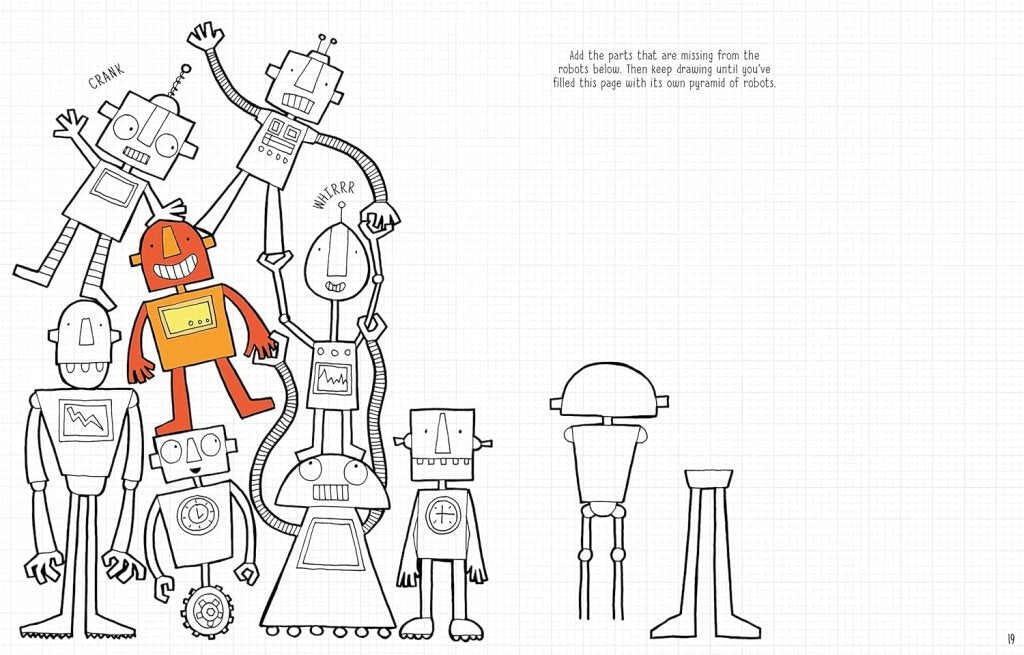 Usborne: Drawing, Doodling and Colouring Activity Book - Tales for Tadpoles
