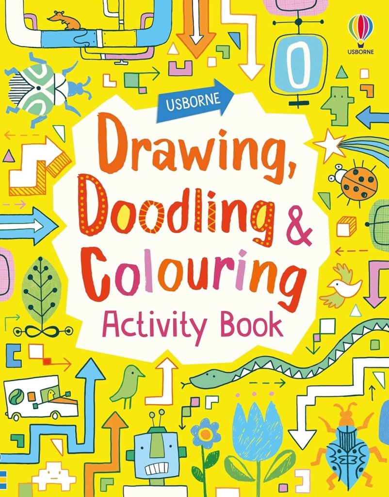 Usborne: Drawing, Doodling and Colouring Activity Book - Tales for Tadpoles