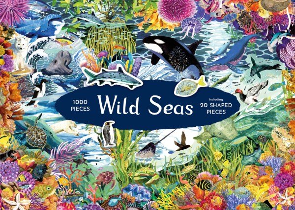 Wild Seas Jigsaw: Stories of Nature's Greatest Comebacks: 1000 Piece Jigsaw with 20 Shaped Pieces - Tales for Tadpoles