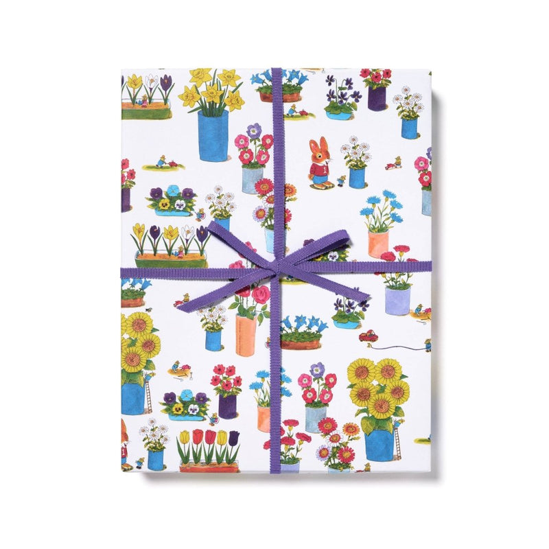 Wrapping Paper: Richard Scarry Busytown Flowers - Tales for Tadpoles