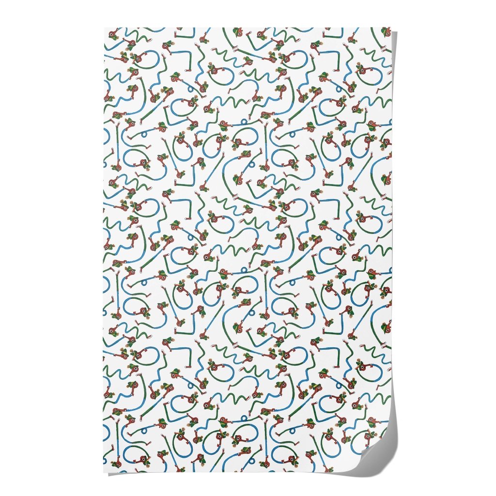 Wrapping Paper: Richard Scarry Lowly Shapes - Tales for Tadpoles