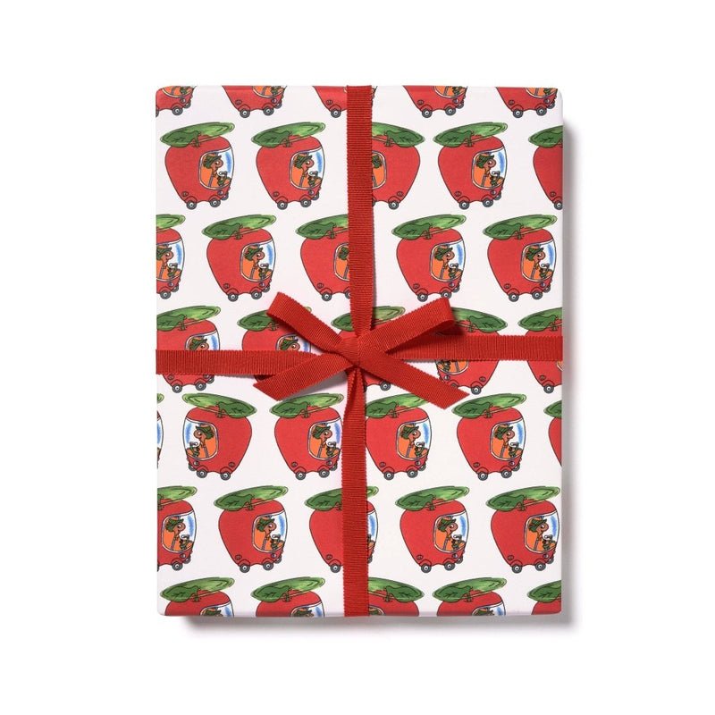 Wrapping Paper: Richard Scarry Lowly's Apple Car - Tales for Tadpoles