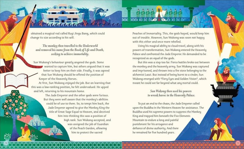 Xiaobing Wang: Myths of China, illustrated by Katie Ponder - Tales for Tadpoles