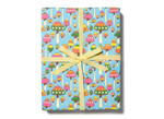 Gift Wrap: Krista Perry - Groovy Mushrooms (Roll of 3 Sheets)