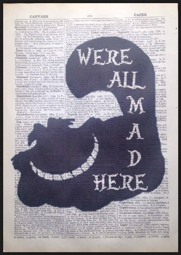 Print: Alice in Wonderland, The Cheshire Cat