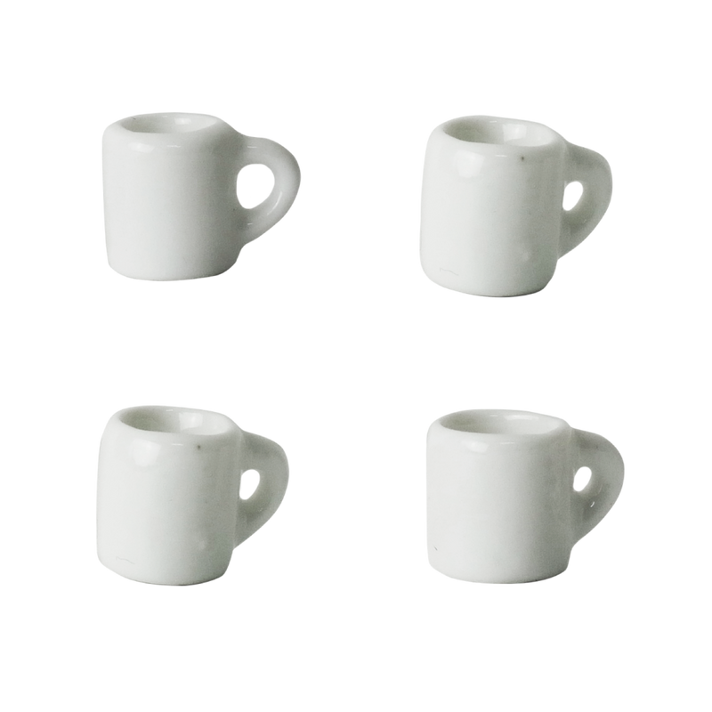 Mouse Mansion: Miniature Ceramic Cups
