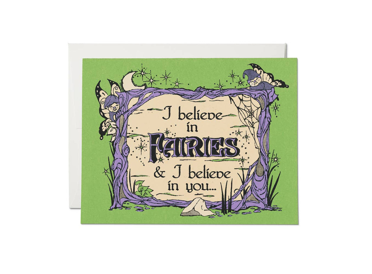 Greeting Card: Hannah-Michelle Bayley - I Believe in Fairies