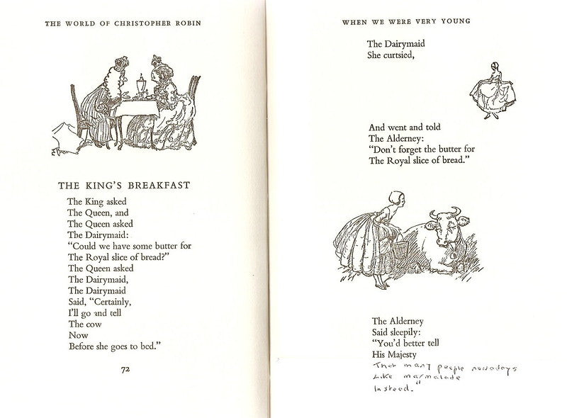 A.A. Milne: When We Were Very Young, illustrated by E.H. Shepard (hardback)
