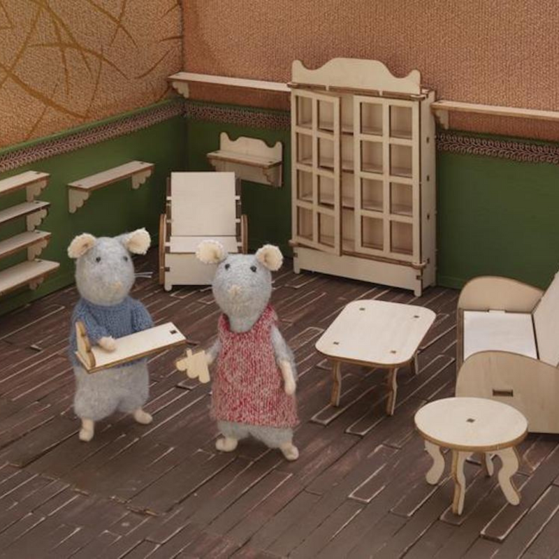 Mouse Mansion: Living Room Furniture Kit