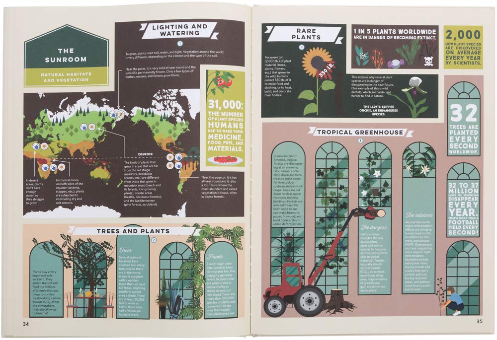 Precious Planet - A User's Manual for Curious Earthlings by Emmanuelle Figueras, illustrated by Sarah Tavernier and Alexandre Verhille