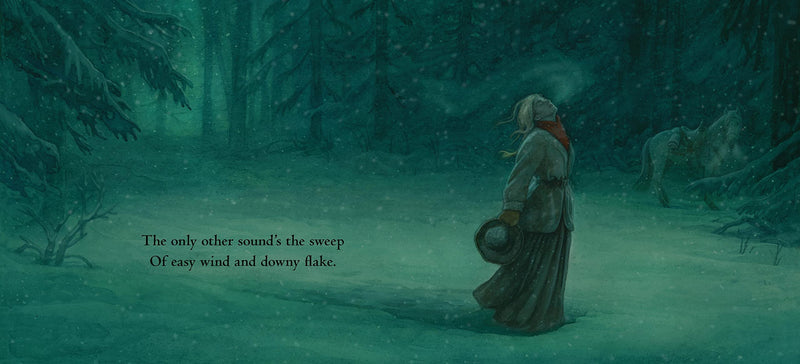 Stopping by Woods on a Snowy Evening by Robert Frost, illustrated by P.J. Lynch