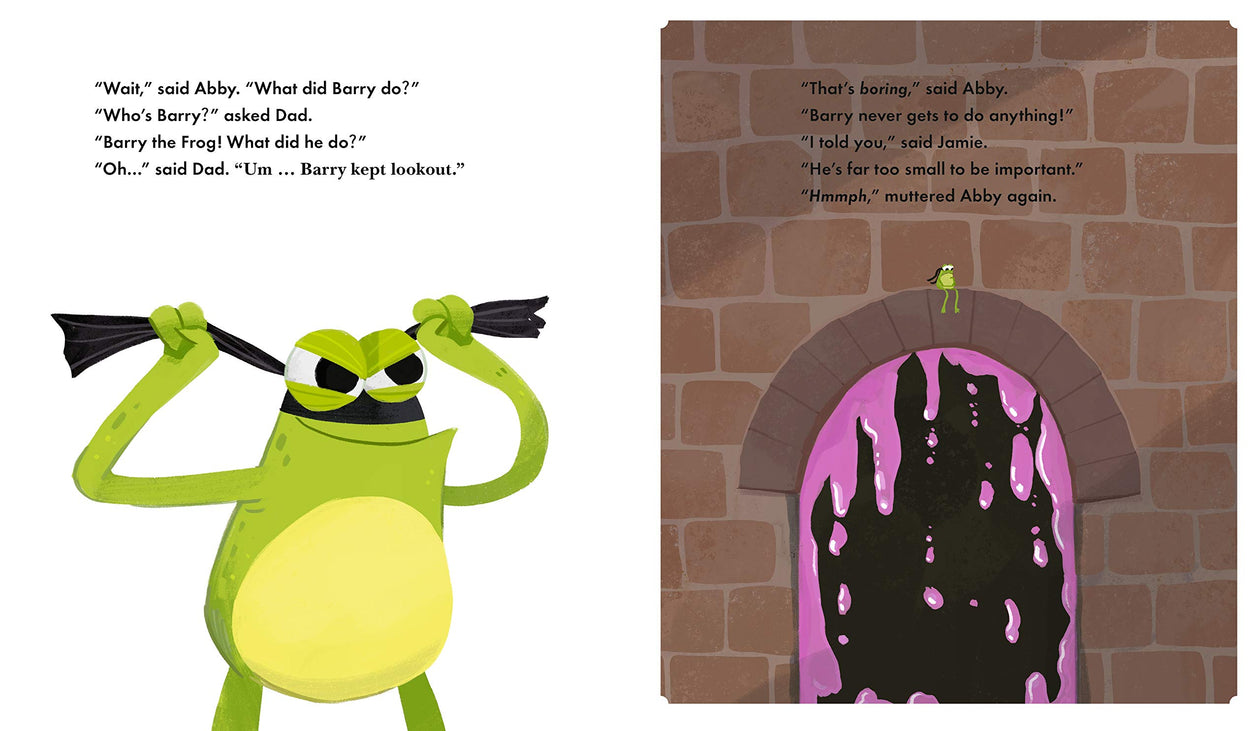 The Tale of the Valient Ninja Frog by Alastair Chisholm, illustrated by Jez Tuya