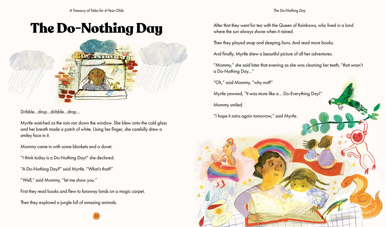 A Treasury of Tales for 4 Year Olds by Gabby Dawnay, illustrated by Heidi Griffiths