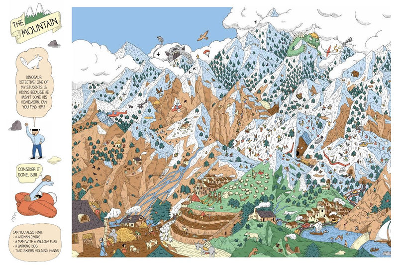 Dinosaur Detective's Search-and-Find Rescue Mission by Sophie Guerrive