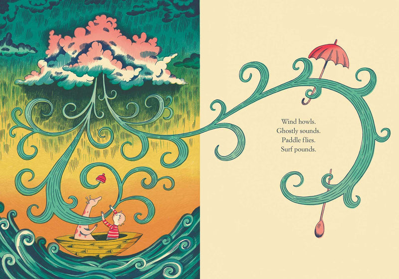Yellow Kayak by Nina Laden, illustrated by Melissa Castrillon