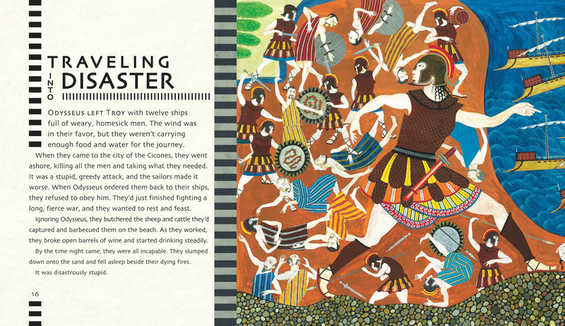 Homer: The Odyssey, retold by Gillian Cross, illustrated by Neil Packer
