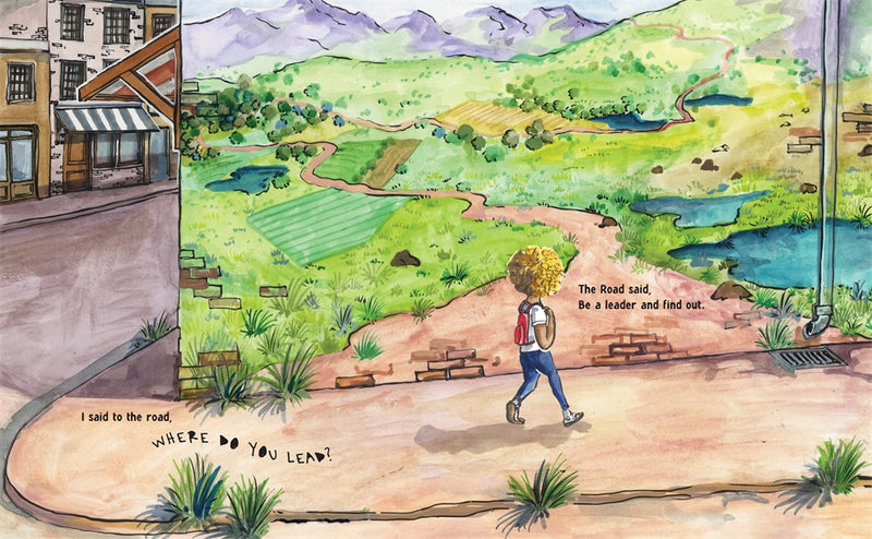 What the Road Said by Cleo Wade, illustrated by Lucie de Moyencourt