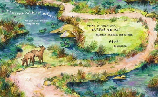 What the Road Said by Cleo Wade, illustrated by Lucie de Moyencourt