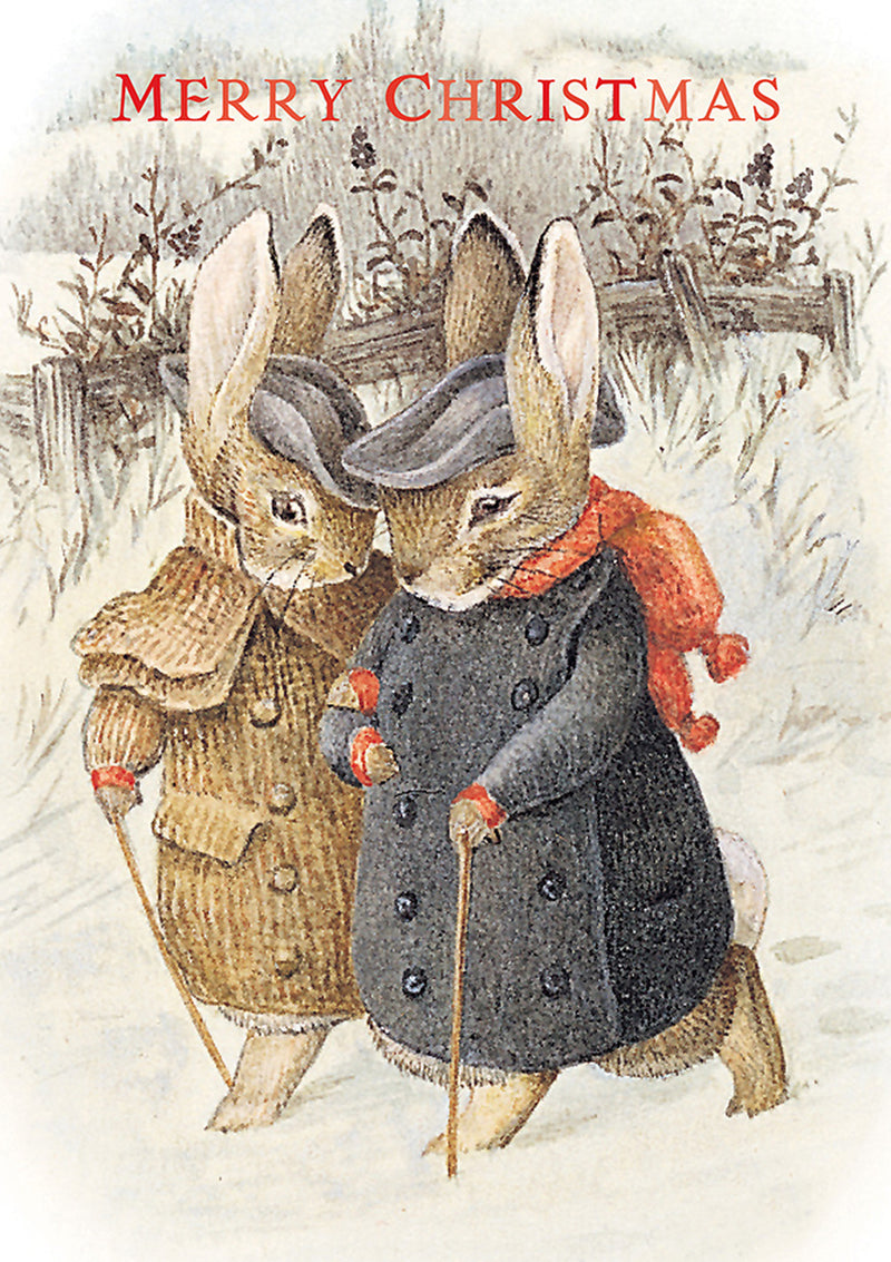 Beatrix Potter Christmas Card