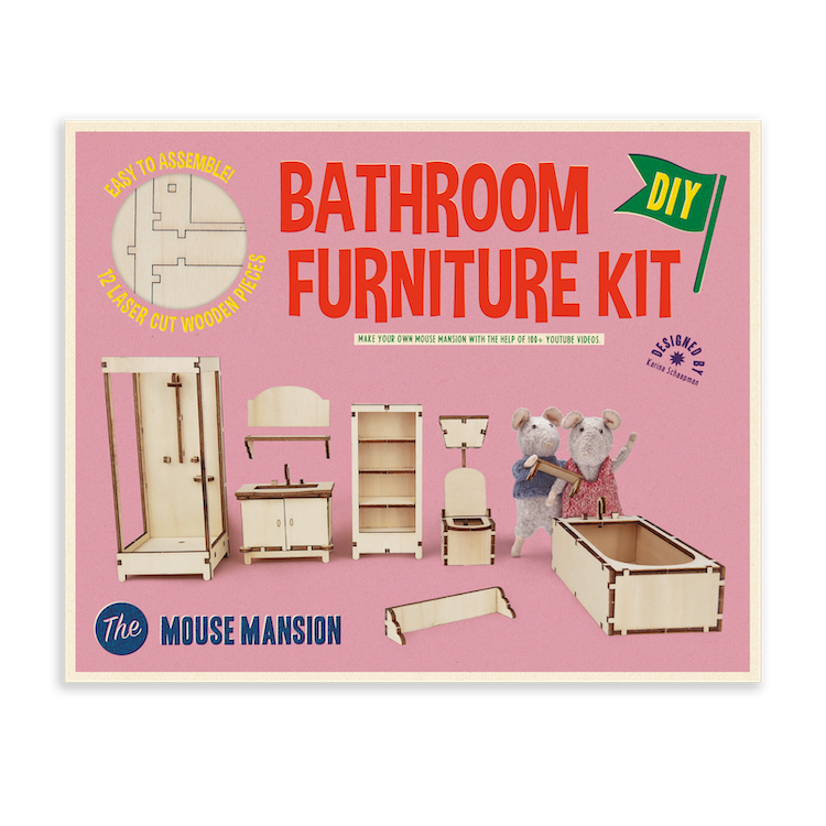 Mouse Mansion: Bathroom Furniture Kit
