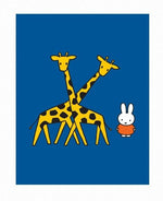 Miffy with Giraffes Print by Dick Bruna