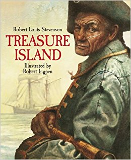 Treasure Island by Robert Louis Stevenson, illustrated by Robert Ingpen