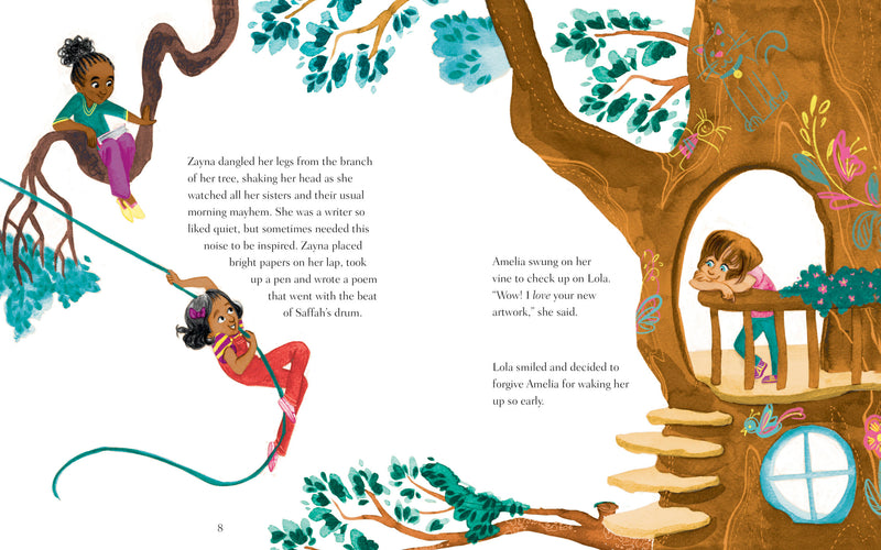 Seven Sisters by Ayisha Malik, illustrated by Erika Meza