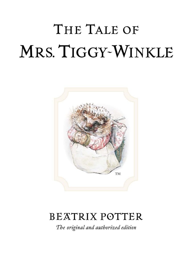 Beatrix Potter: The Tale of Mrs. Tiggy-Winkle - Tales for Tadpoles