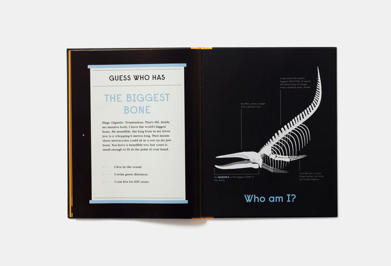 Whose Bones? - An Animal Guessing Game by Gabrielle Balkan, illustrated by Sam Brewster