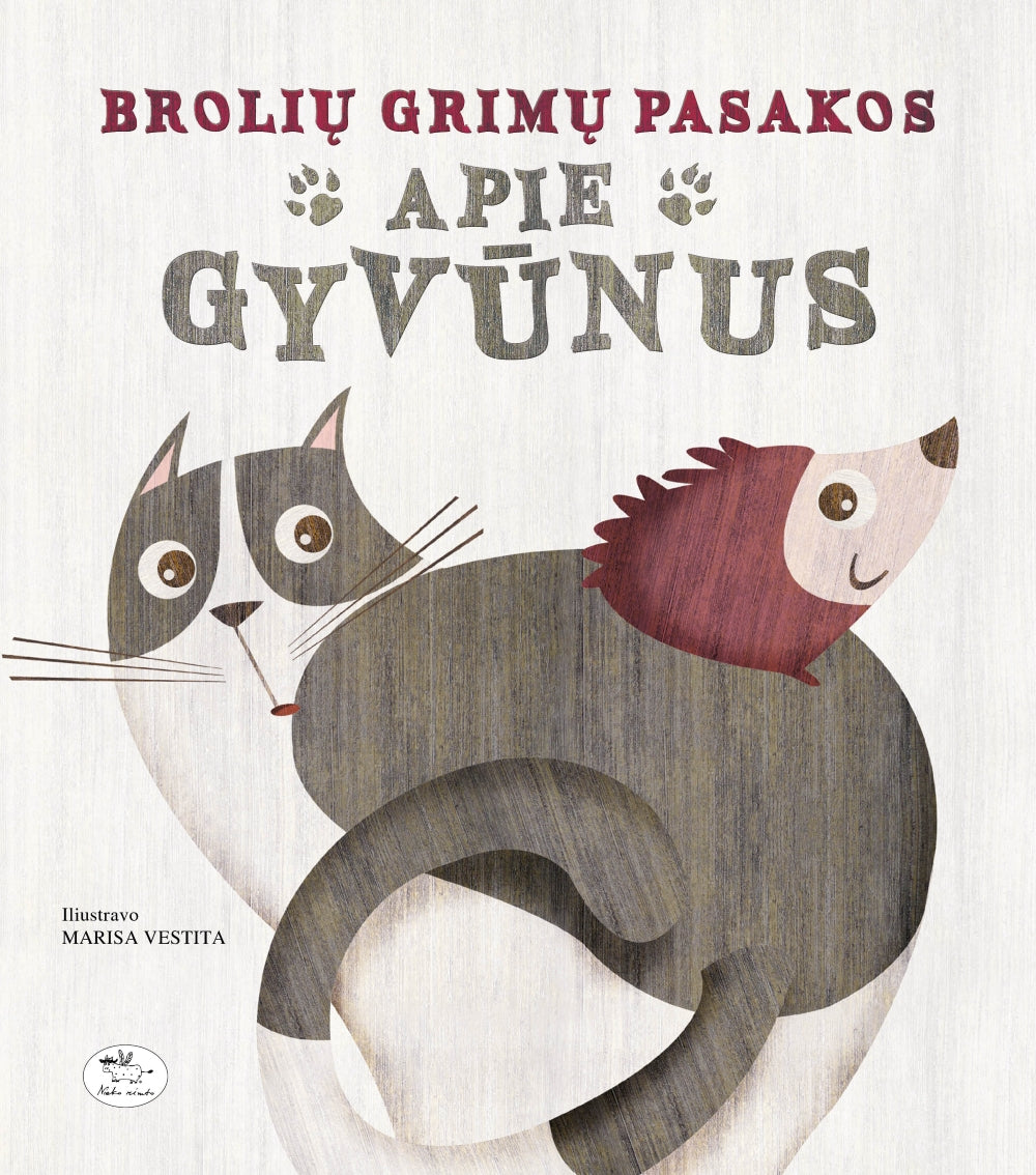 Adrian Macho: Brolių Grimų pasakos apie gyvūnus, illustrated by Marisa Vestita