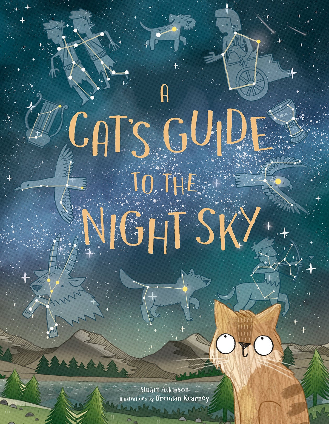 Stuart Atkinson: A Cat's Guide to the Night Sky, illustrated by Brendan Kearney